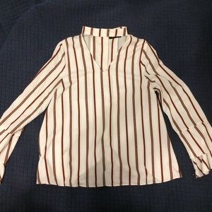 Stripped Blu Pepper Blouse